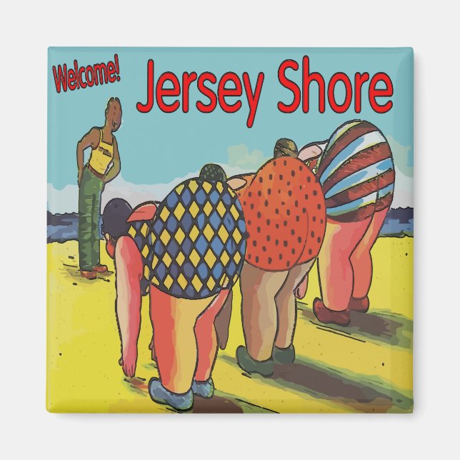 Jersey Shore Exercise Class Magnet (Framsidan)