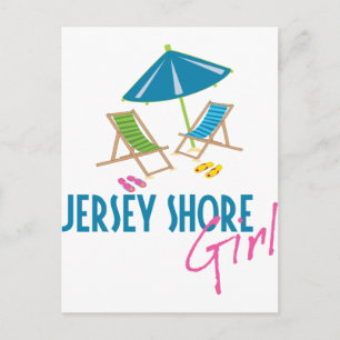 Jersey Shore Girl Vykort