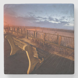 Jersey Shore Marble Coaster (Bänk) av Mike Dalton Stenunderlägg