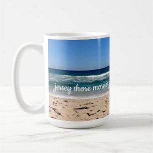 Jersey Shore Mornings om Coffee Mugg