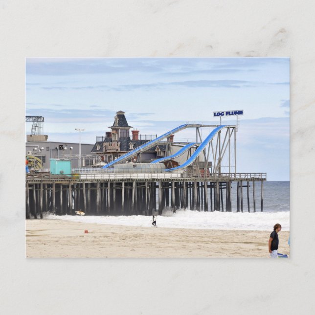 Jersey Shore på Seaside Heights Vykort (Framsida)