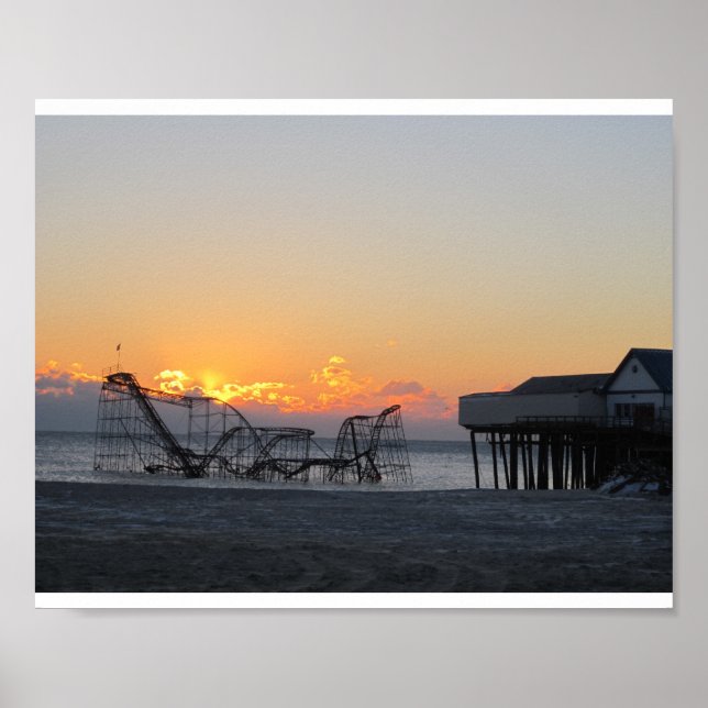 Jersey Shore Rollercoaster Poster (Framsidan)