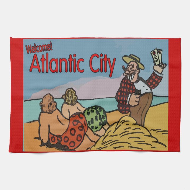 Jersey Shore strand Towels Kökshandduk (Horisontell)