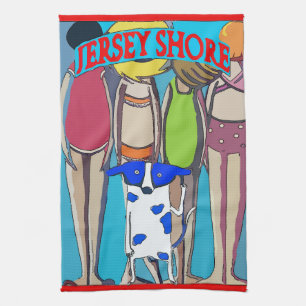 Jersey Shore strand Towels Kökshandduk
