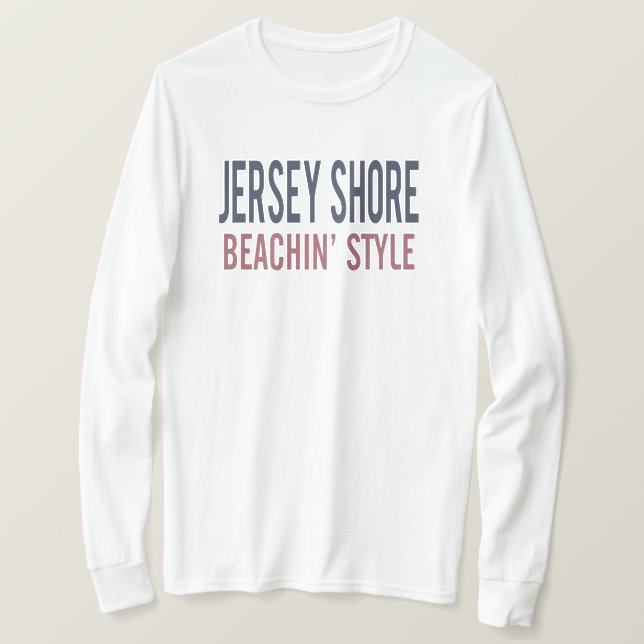 Jersey Shore Strandstyling T-shirt (Design framsida)