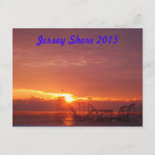 Jersey Shore Sunrise Vykort