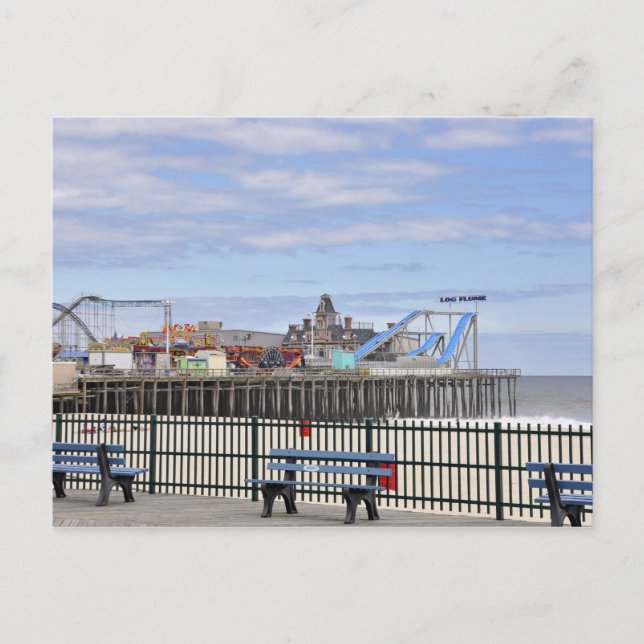 Jersey Shore vid Seaside Heights Vykort (Framsida)