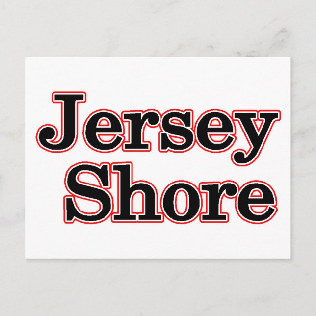 Jersey Shore Vykort (Framsida)
