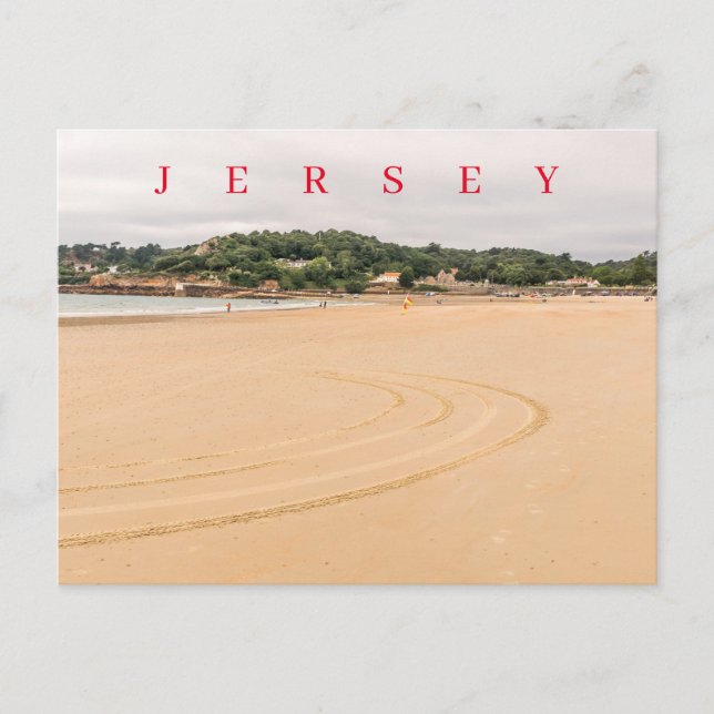 Jersey St Brelade Bay vyvykort Vykort (Framsida)