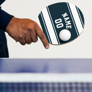 Jersey Stil Blue and White Personlig Pingisracket