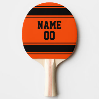 Jersey Stil Blue Orange and Black Personlig Pingisracket