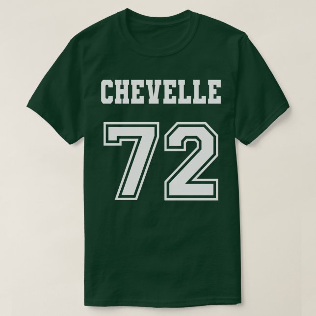 Jersey Stil Chevelle 72 1972 Old school Muscle Ca T Shirt (Design framsida)