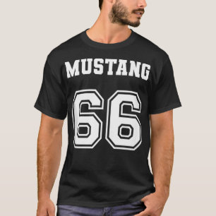 Jersey Stil Classic Mustang 66 1966 Horse Airplan T Shirt