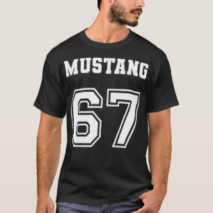 Jersey Stil Classic Mustang 67 1967 Horse Airplan T Shirt