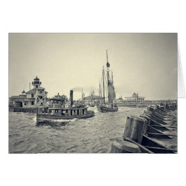 Jersey Tug Outbound Hälsningskort