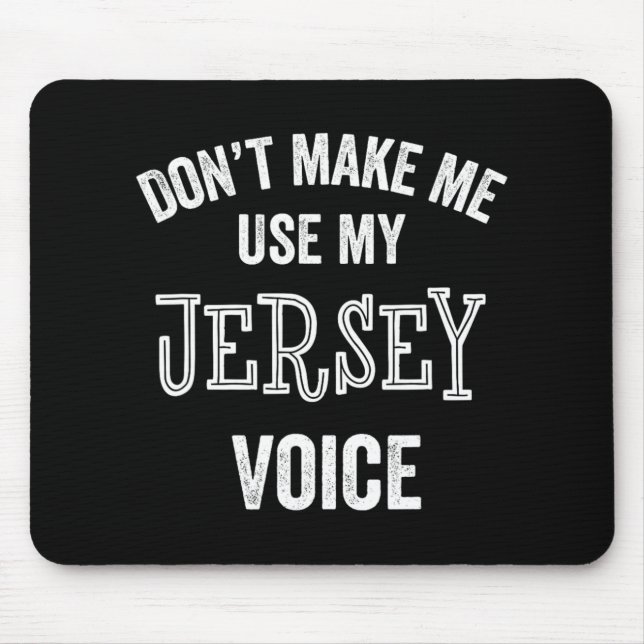 Jersey Voice Accent New Jersey Funny Gift Jerseyan Musmatta (Framsidan)