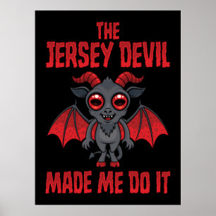 Jerseydjävulen Fick Mig Att Göra Det Poster