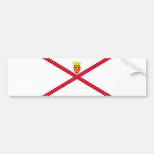 Jerseyflagga Bildekal