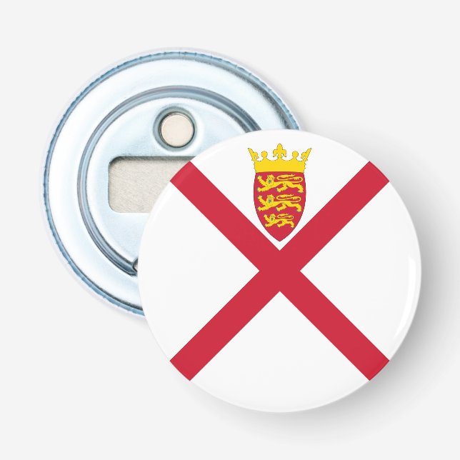 Jerseyflagga Flasköppnare (Framsidan)