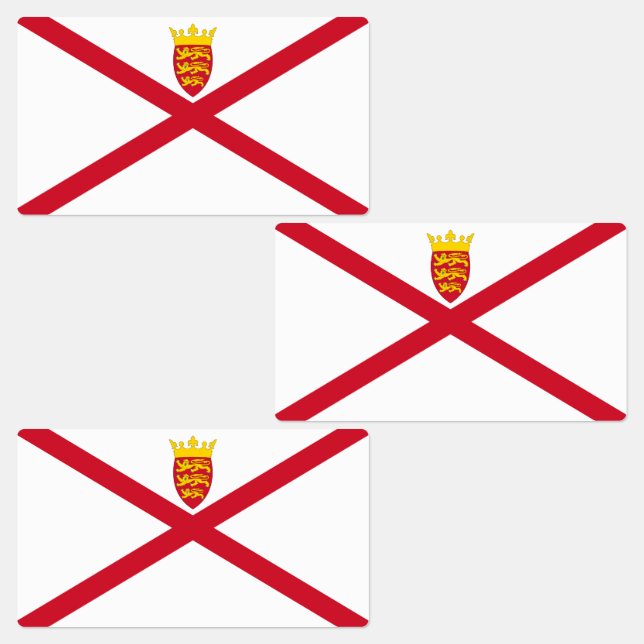 Jerseyflagga Klistermärke (Grupp)