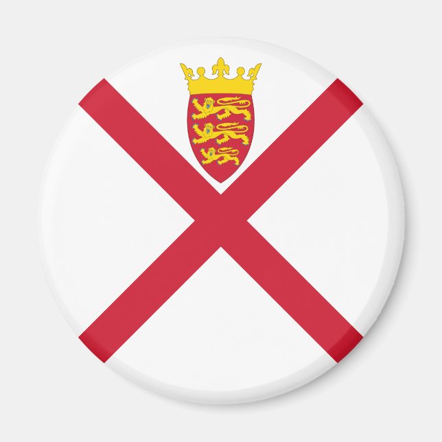 Jerseyflagga Magnet (Framsidan)