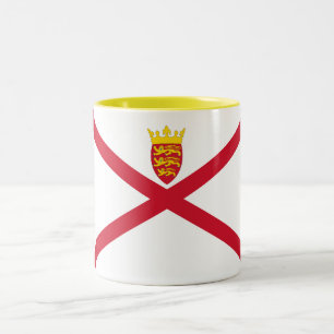 Jerseyflagga Två-Tonad Mugg