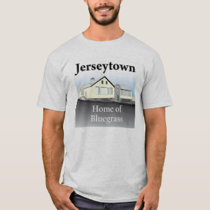 Jerseytown - som är hem- av blågräsT-tröja T-shirt