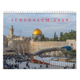 Jerusalem 2026-kalender kalender