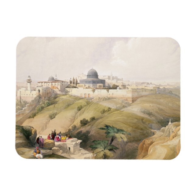 Jerusalem, 9 april 1839, tallrik 16 från volym I Magnet (Horisontell)