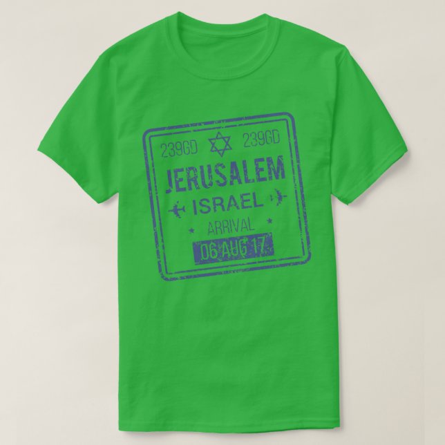 Jerusalem Airport T Shirt (Design framsida)