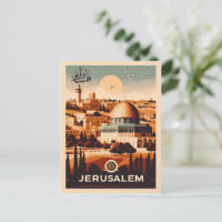 Jerusalem - Al-Aqsa-moskén Klippdomen gåvor