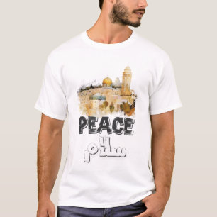 Jerusalem Al Quds Peace Justice and Freedom T Shirt