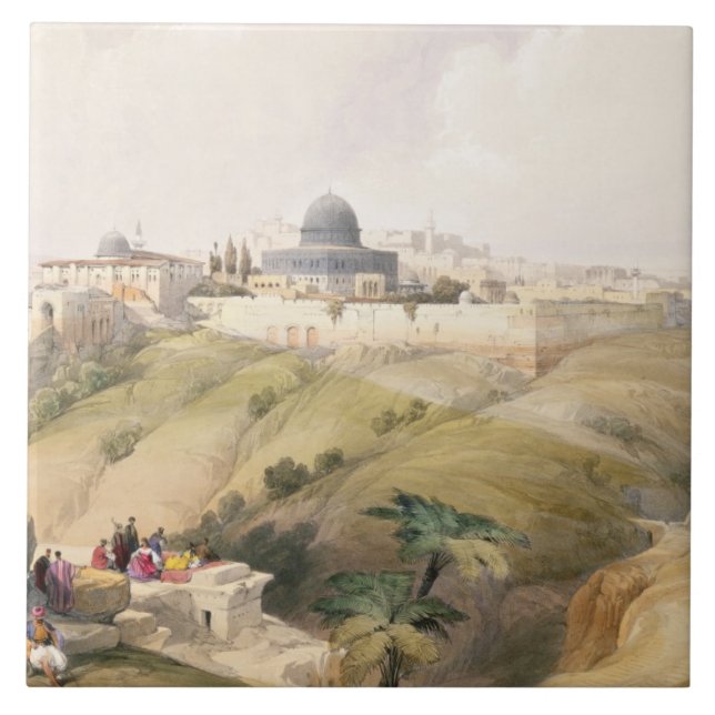 Jerusalem April 9th 1839, pläterar 16 från volym Kakelplatta (Framsidan)