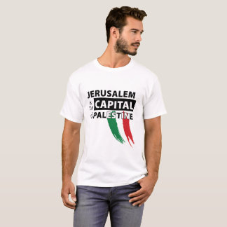 Jerusalem är huvudstaden av den Palestina T-tröja T-shirt