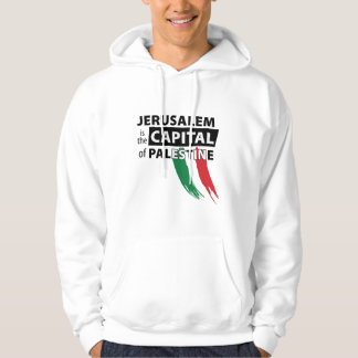 Jerusalem är Palestinas huvudstad Hoodie