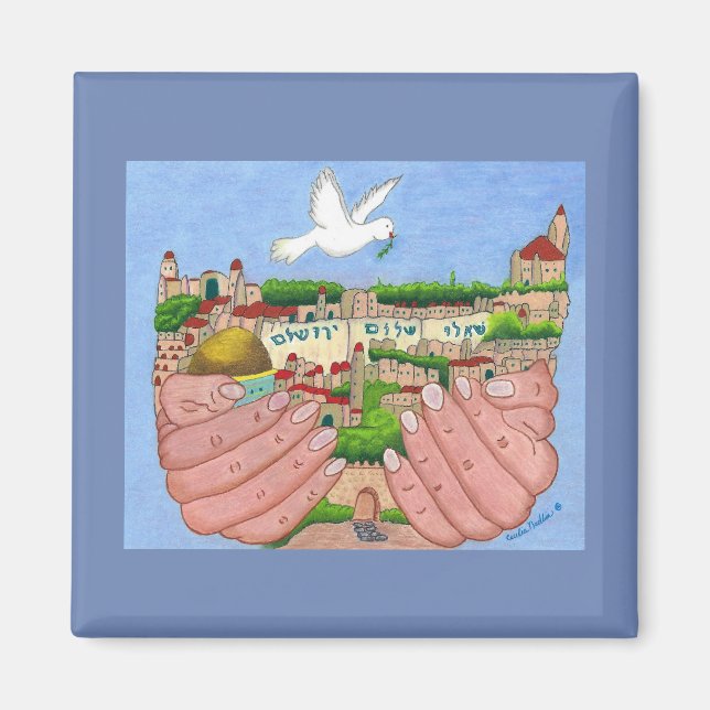 Jerusalem Art Magnet (Framsidan)