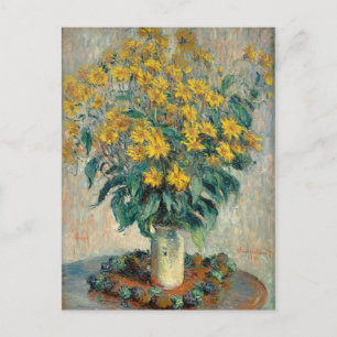 Jerusalem Artichoke Flowers, 1880 (olja på arbetsy Vykort