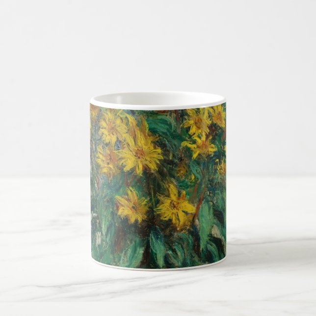 Jerusalem Artichoke Flowers - Claude Monet Kaffemugg (Center)