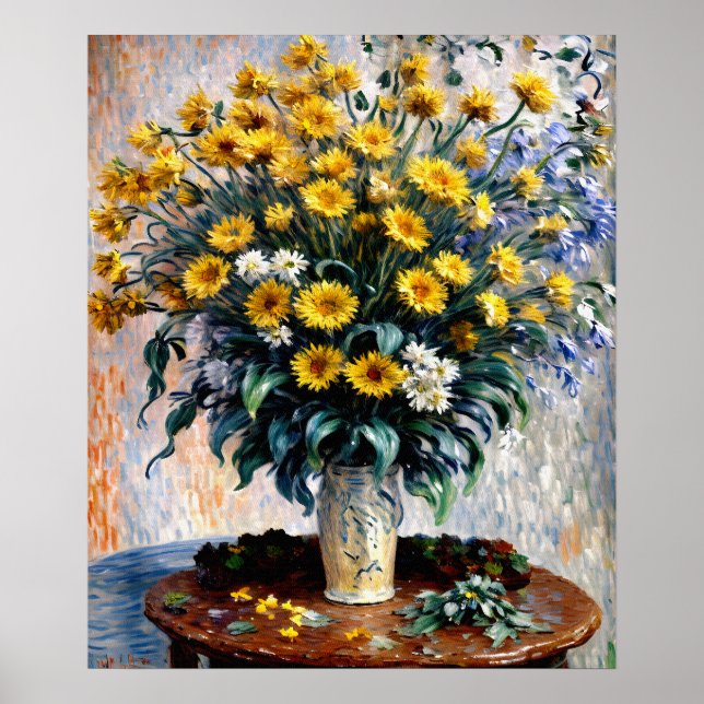 Jerusalem Artichoke Flowers Poster (Framsidan)