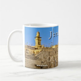 Jerusalem av guld kaffemugg