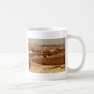 Jerusalem av guld kaffemugg
