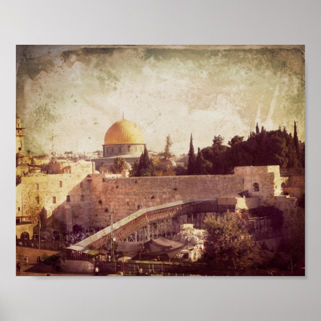 Jerusalem City of Guld Poster (Framsidan)