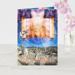 Jerusalem City Peace on EARTH Card Kort