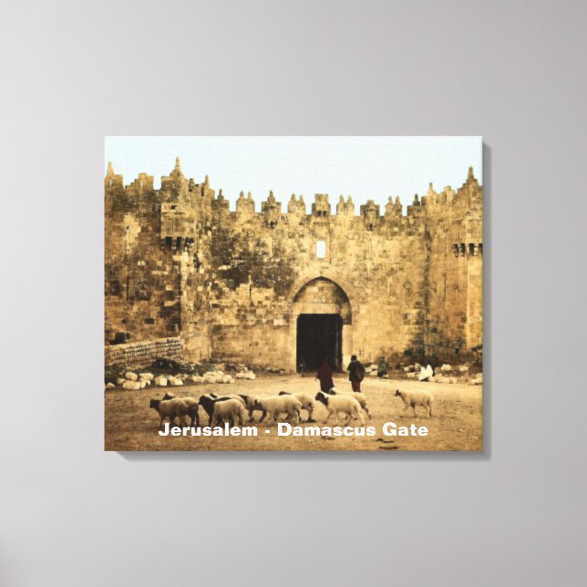 Jerusalem - Damaskus Grind Canvastryck (Framsida)