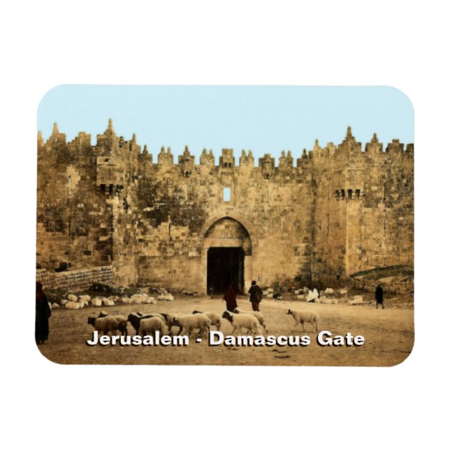 Jerusalem - Damaskus Grind Magnet (Horisontell)