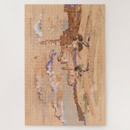 Jerusalem David Old City Painting Landscape Art Pussel