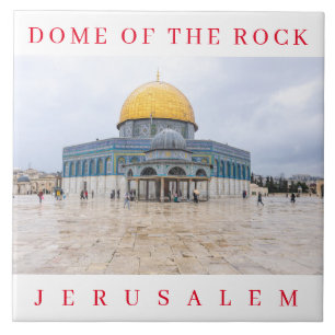 Jerusalem Dome of Sten view ceramiic tile Kakelplatta