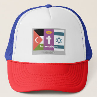 Jerusalem Flagga Hat Keps
