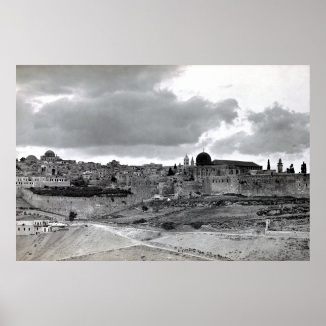 Jerusalem - Före 1940 Poster (Framsidan)