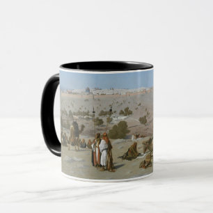 Jerusalem från Mountet of Olives 1880 Mugg